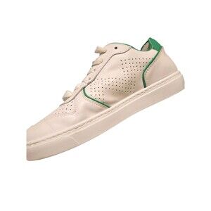 M. Gemi Sneakers Shoes Women’s US 7 Green White Made In Italy Leather Low S6